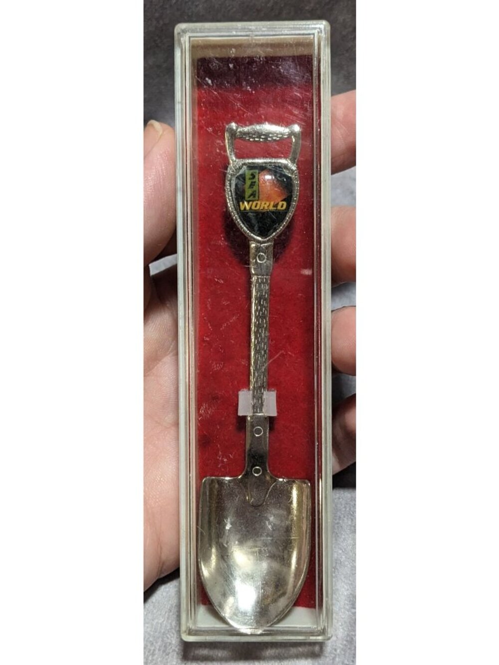 Vintage Retro Souvenir Sea World Mini Shovel Spoon Collectible Boxed